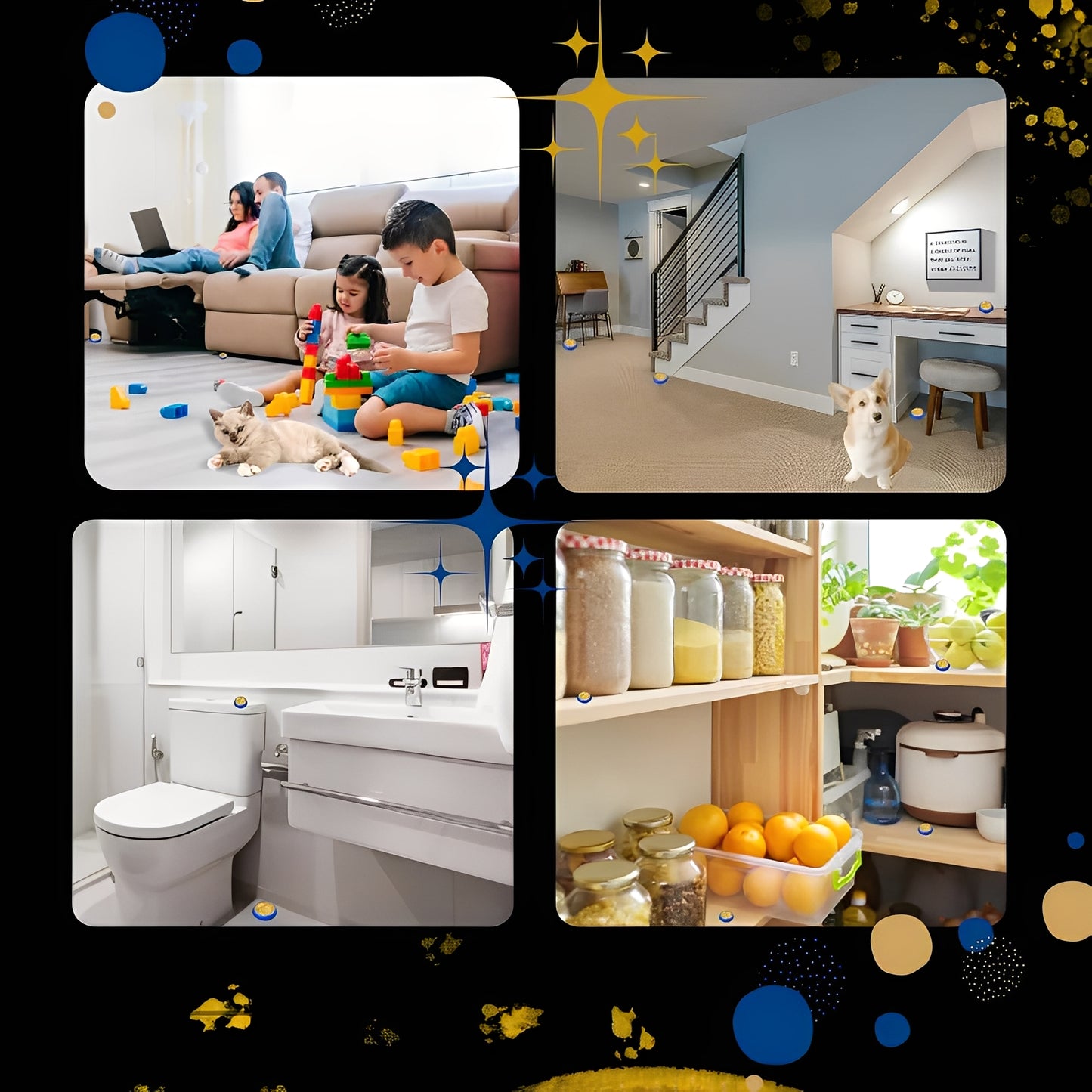 Indoor Cockroach Trap Station with Enclosed Gel Bait