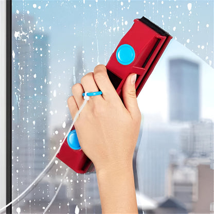 Double-Sided Magnetic Window Cleaner for Glass Surfaces