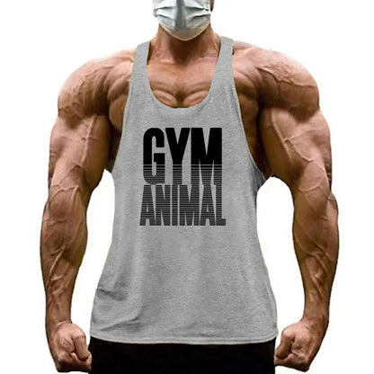 Men's Athletic Cotton Stringer Vest with Slim Muscle Cut