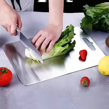 Titanium Cutting Board, Flat Metal Surface for Kitchen Use