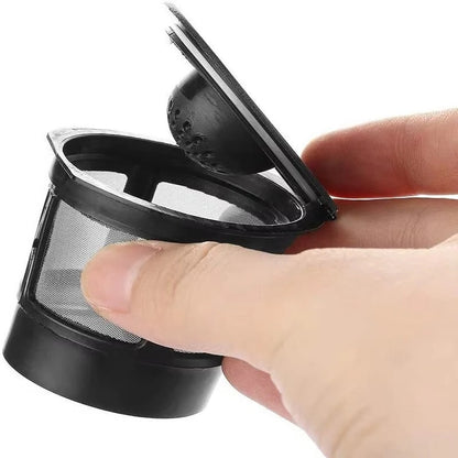 Stainless Steel Reusable Coffee Capsules, 3-Pack with Spoon