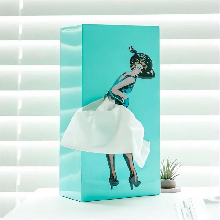 Decorative Tissue Box, Skirt Design for Home