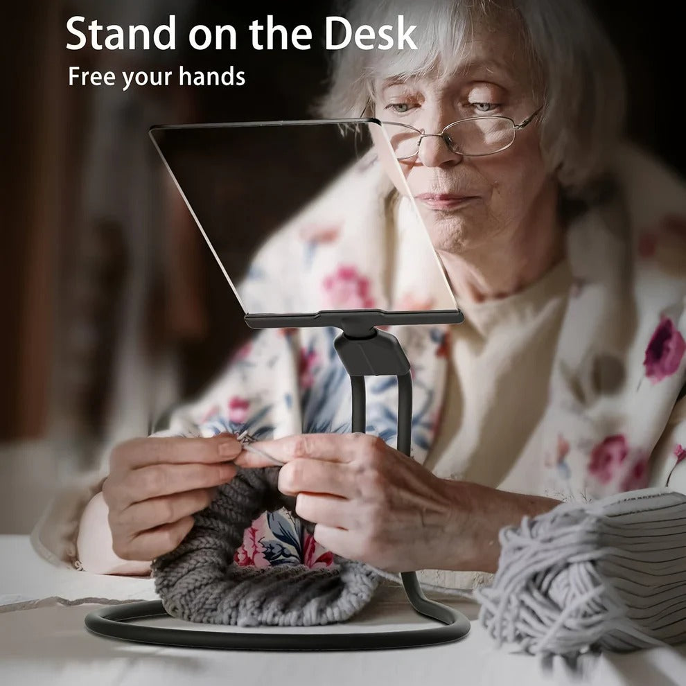 Adjustable Neck Magnifier for Reading Books and Crafting