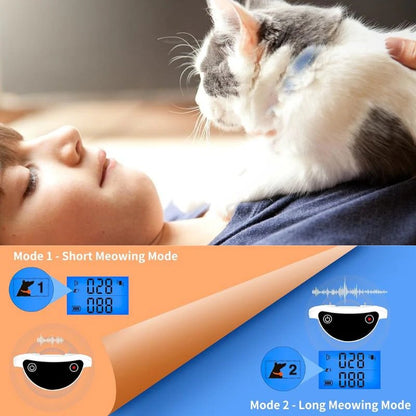 Rechargeable Cat Training Collar with Sound and Vibration