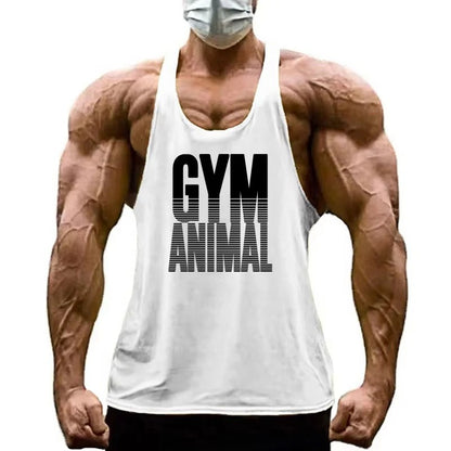 Men's Athletic Cotton Stringer Vest with Slim Muscle Cut