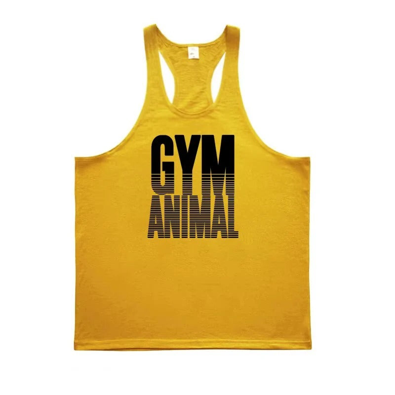 Men's Athletic Cotton Stringer Vest with Slim Muscle Cut