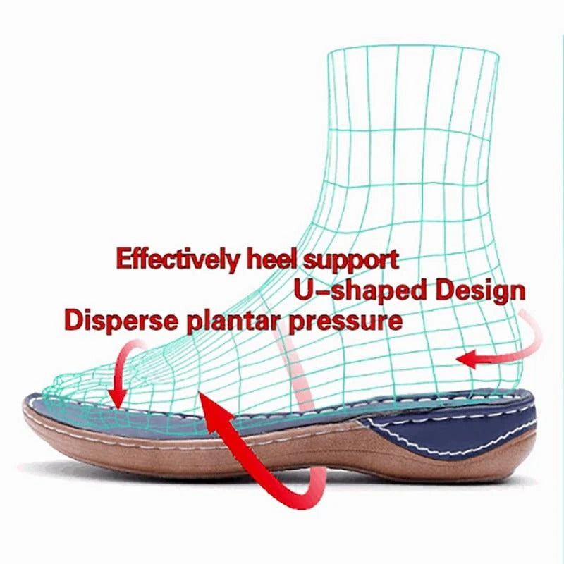 Women's Casual Flats with Wide Toe Box and Built In Arch Support