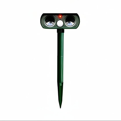 Solar Powered Ultrasonic Pest Deterrent with Motion Sensor