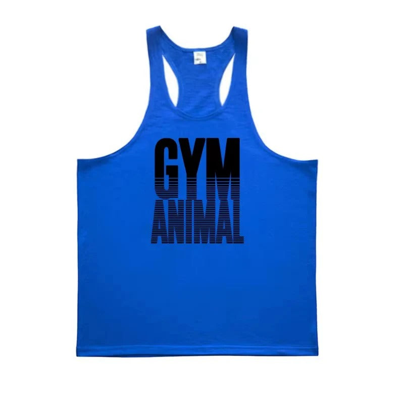Men's Athletic Cotton Stringer Vest with Slim Muscle Cut