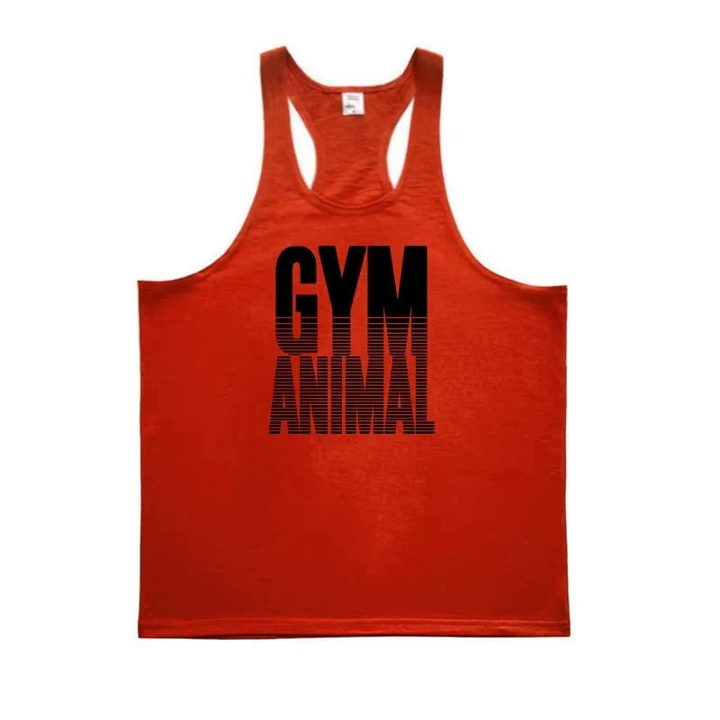 Men's Athletic Cotton Stringer Vest with Slim Muscle Cut