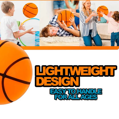 Low-Noise Basketball, Indoor Soft Ball for Training and Practice