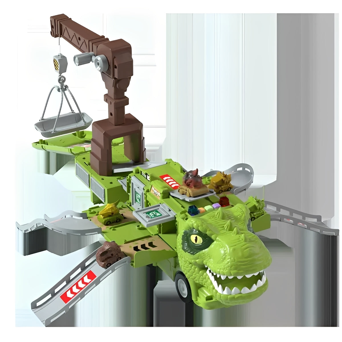 2-in-1 Dual Dinosaur Truck Toy