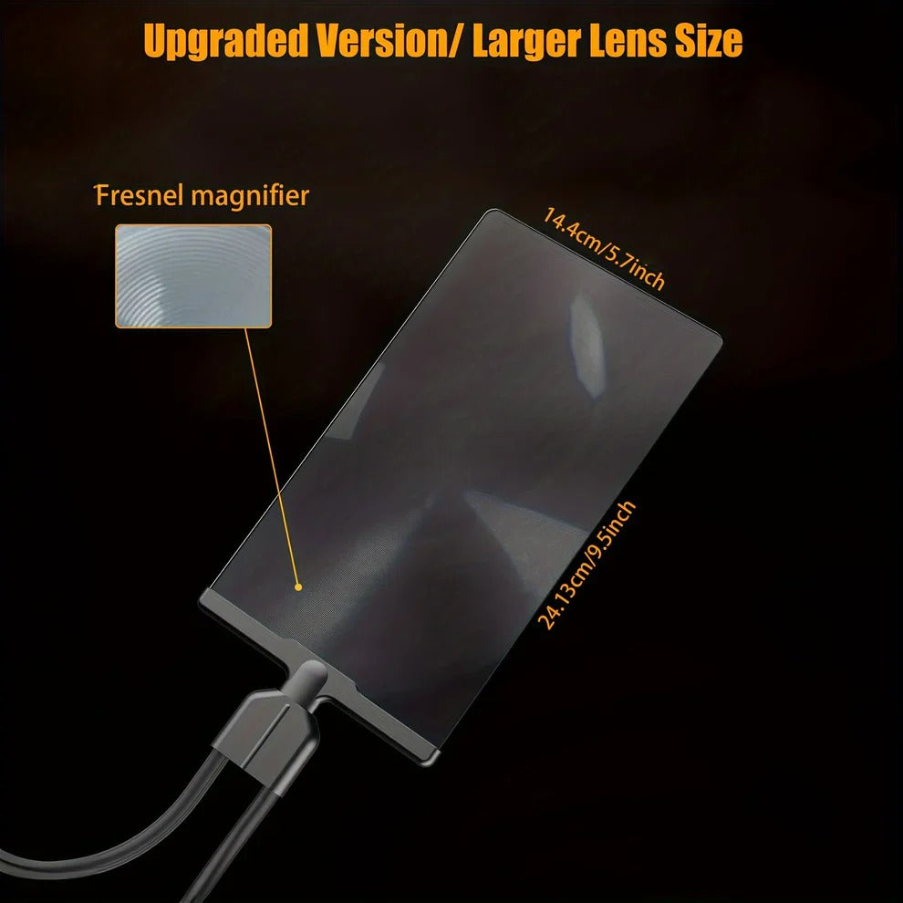 Adjustable Neck Magnifier for Reading Books and Crafting