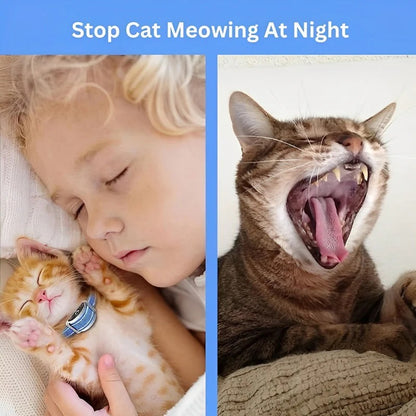 Rechargeable Cat Training Collar with Sound and Vibration