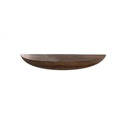 Wall Mounted Half Round Wooden Shelf for Decorative Display