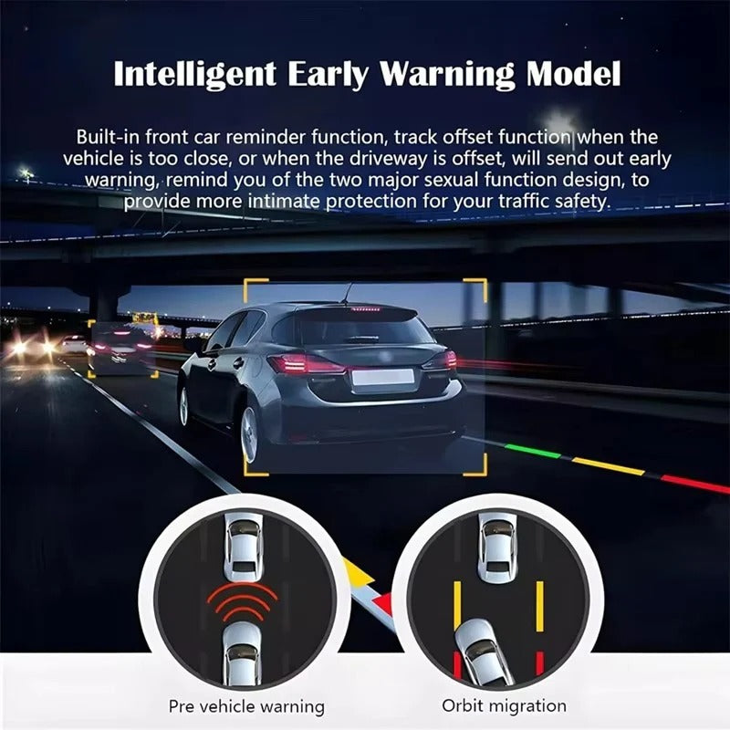 1080P HD 360° Rotating Mini ADAS Dashcam