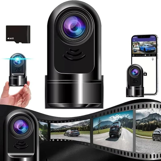 1080P HD 360° Rotating Mini ADAS Dashcam