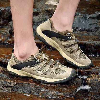 Women's Waterproof Trail Walking Shoes with Anti Slip Outsole and Ankle Support