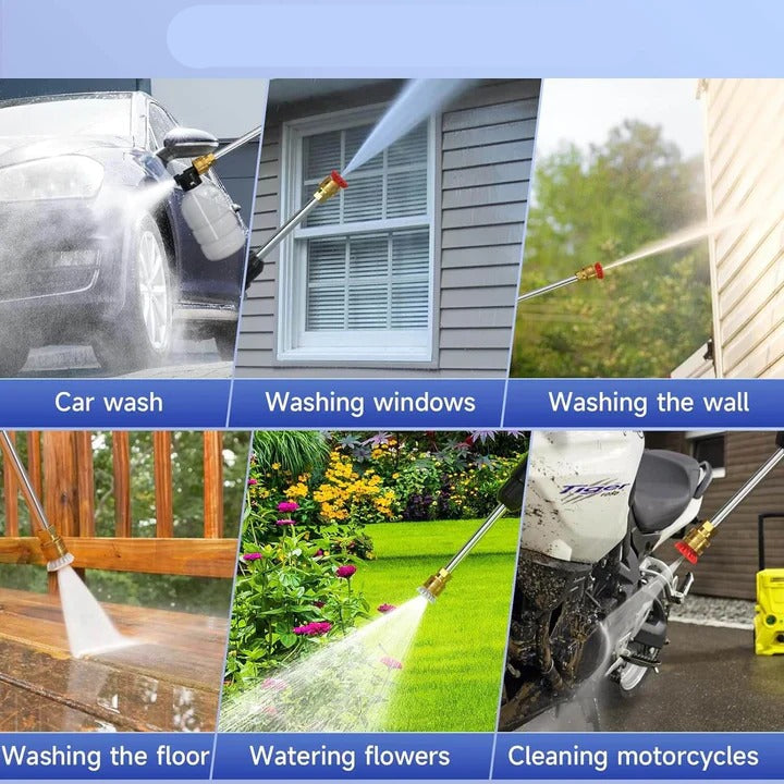 Cordless Electric Cleaning Washer with Two Swappable Batteries