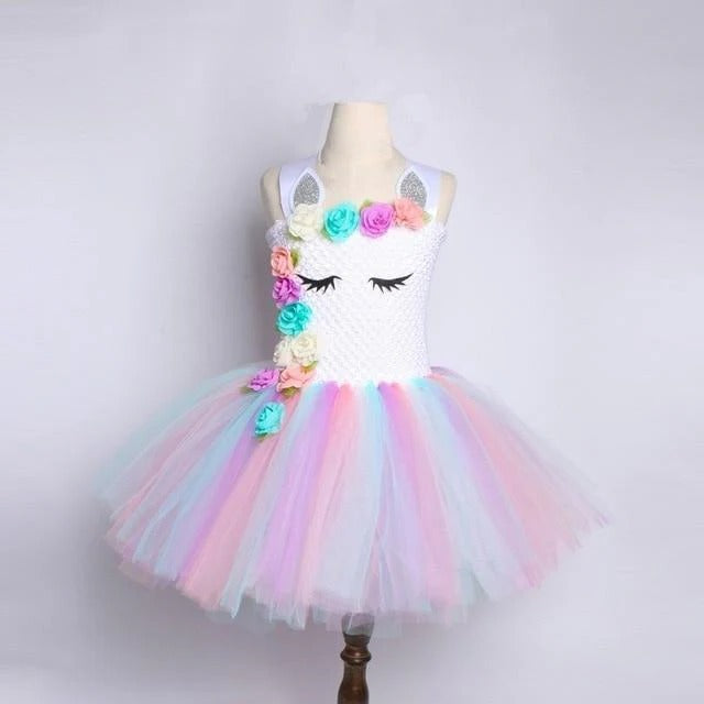 Rainbow Unicorn Tutu and Pastel Princess Gown