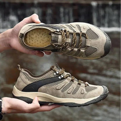 Women's Waterproof Trail Walking Shoes with Anti Slip Outsole and Ankle Support