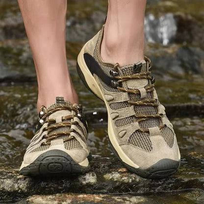 Women's Waterproof Trail Walking Shoes with Anti Slip Outsole and Ankle Support