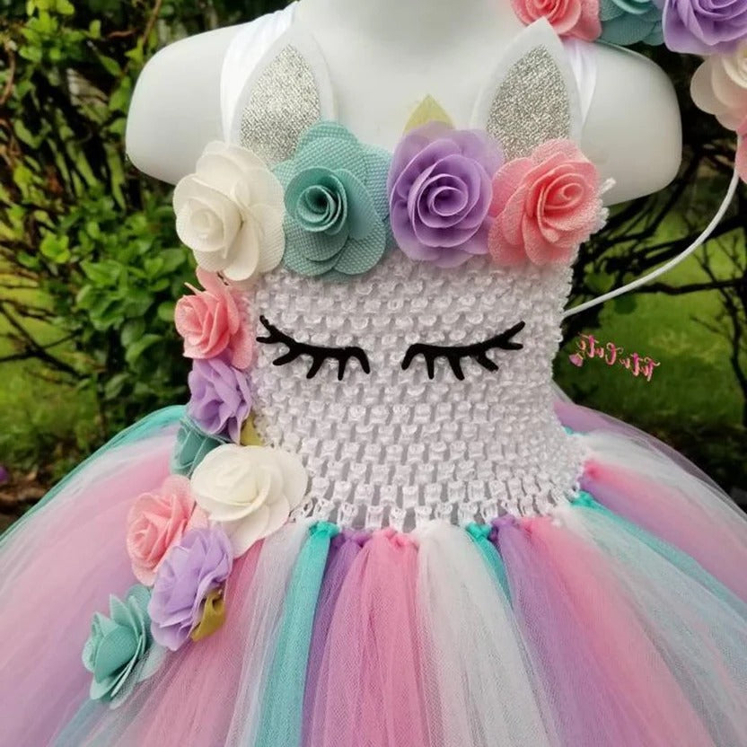Rainbow Unicorn Tutu and Pastel Princess Gown
