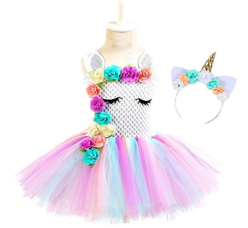Rainbow Unicorn Tutu and Pastel Princess Gown