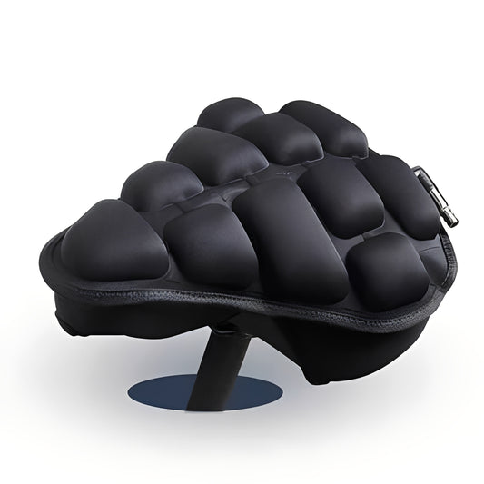 Inflatable Bicycle Seat Cushion with 3D Air Pocket Design
