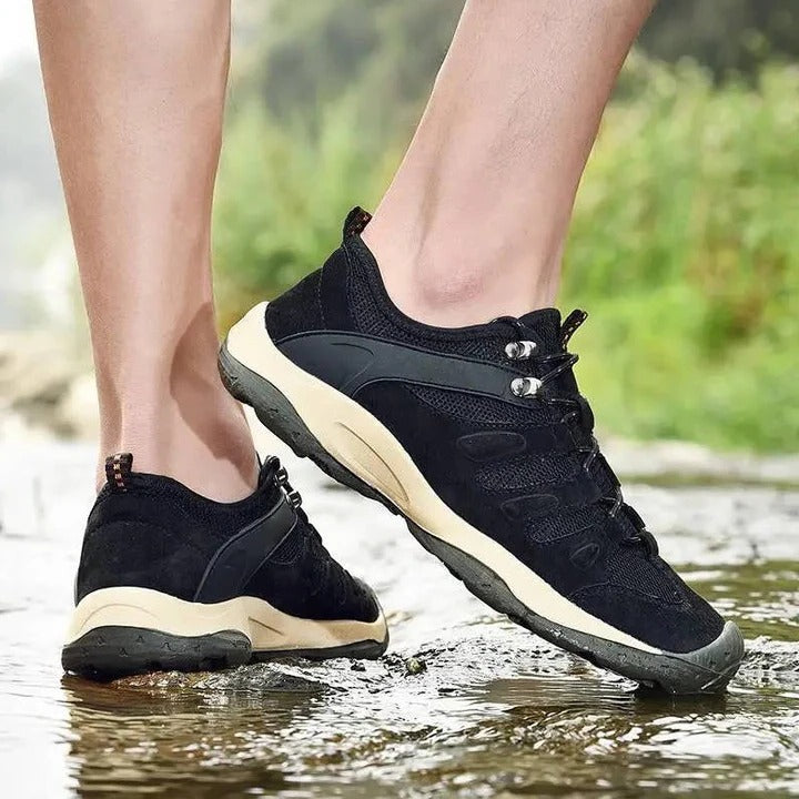 Women's Waterproof Trail Walking Shoes with Anti Slip Outsole and Ankle Support