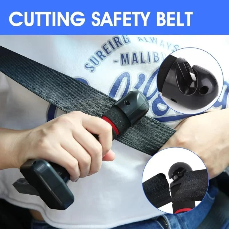 Car Door Assist Handle with Safety Cutting Belt