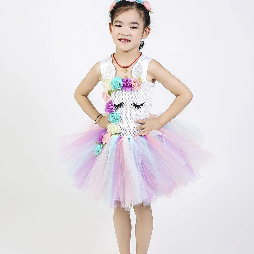 Rainbow Unicorn Tutu and Pastel Princess Gown