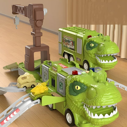 2-in-1 Dual Dinosaur Truck Toy