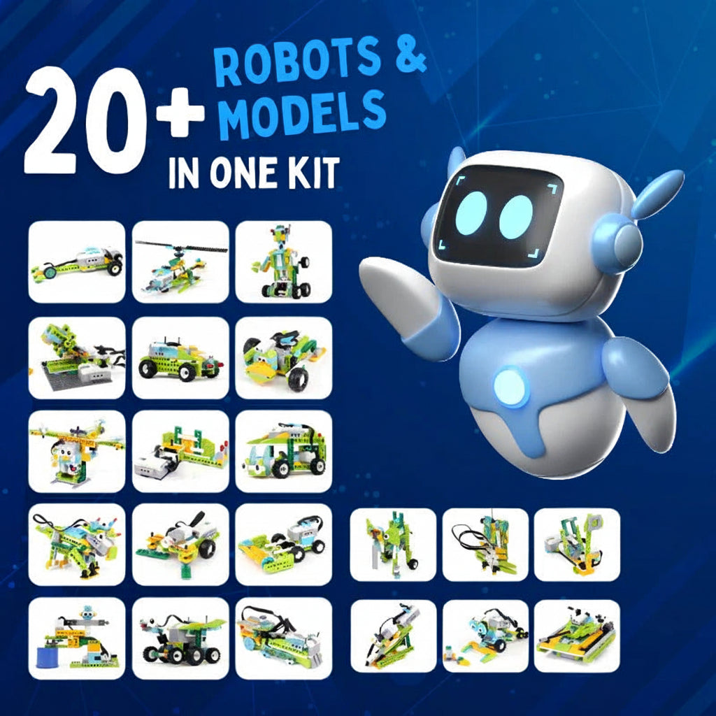 Smart Robot Kit and Kids DIY STEM Builder