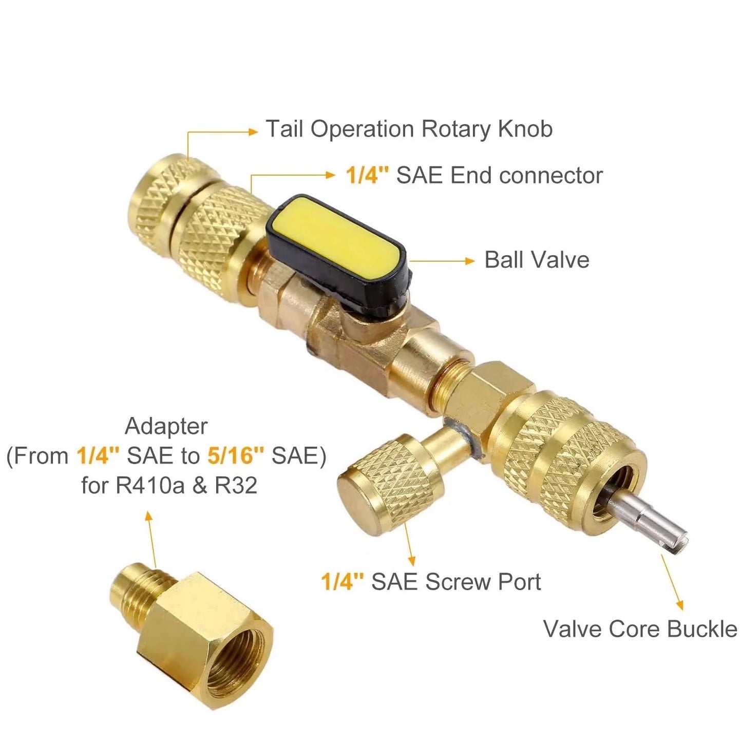 HVAC Valve Core Remover and Installer Tool