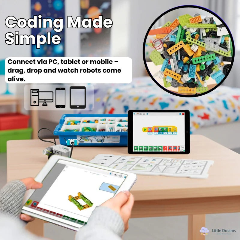 Smart Robot Kit and Kids DIY STEM Builder