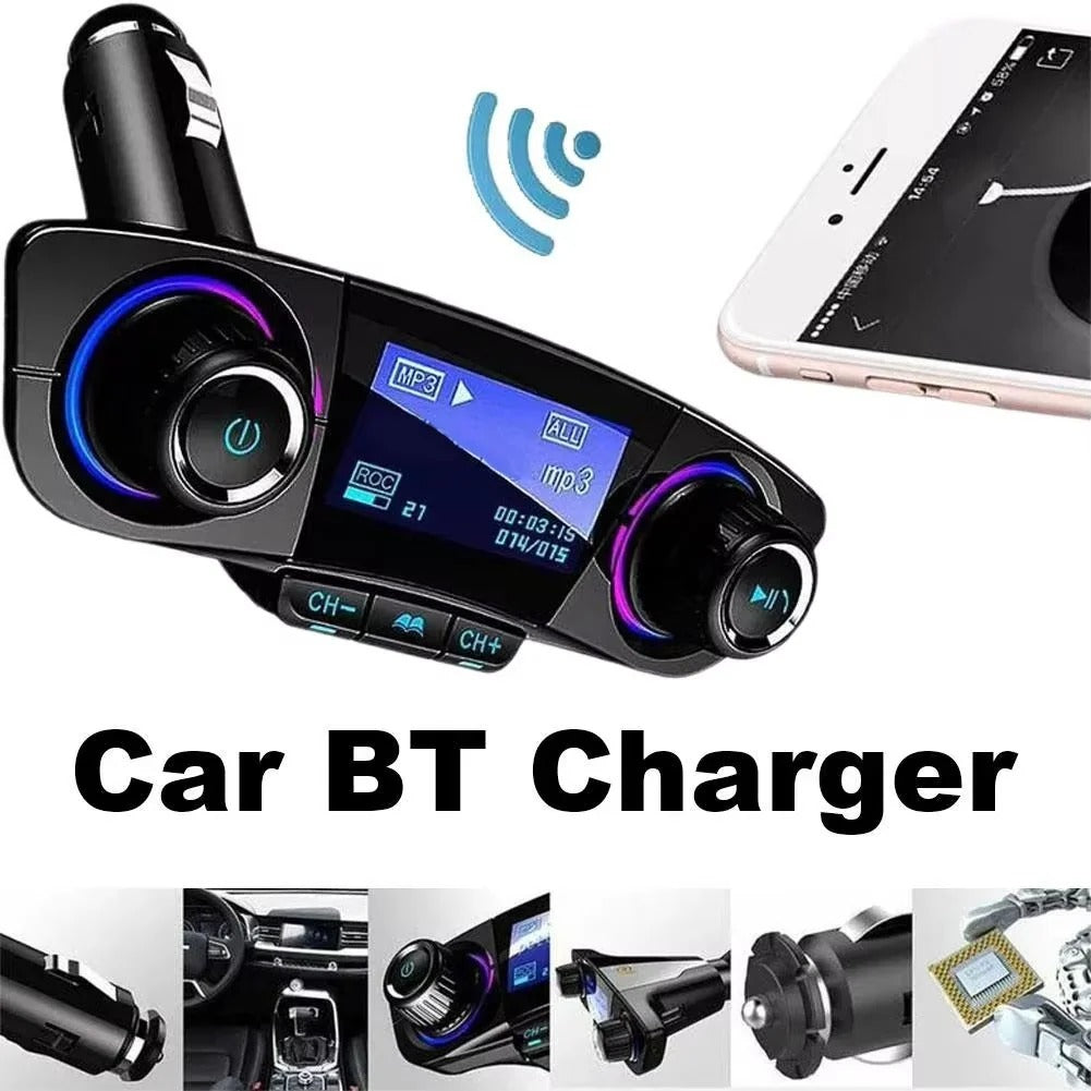 Auto Wireless Handsfree Dual USB Charger
