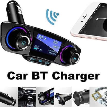 Auto Wireless Handsfree Dual USB Charger