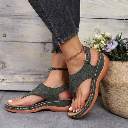 Women's Arch Support Comfort Sandals with Cushioned Footbed