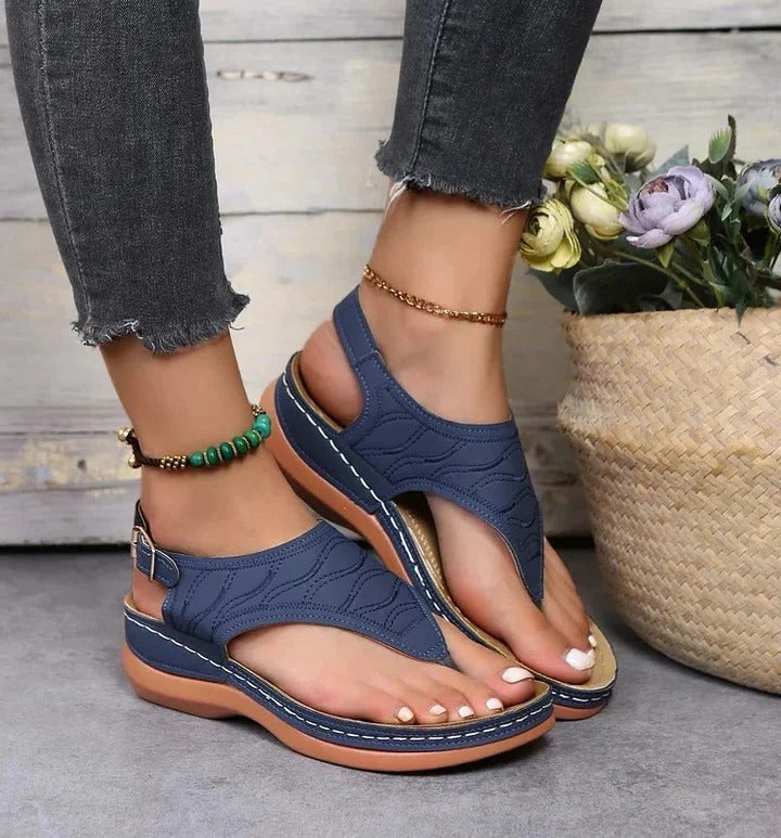 Women's Arch Support Comfort Sandals with Cushioned Footbed