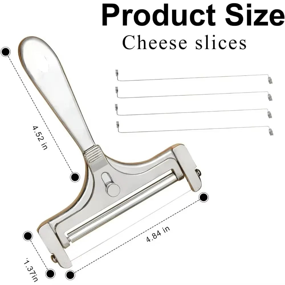 Manual Cheese Slicer with Set of 4 Spare Wires