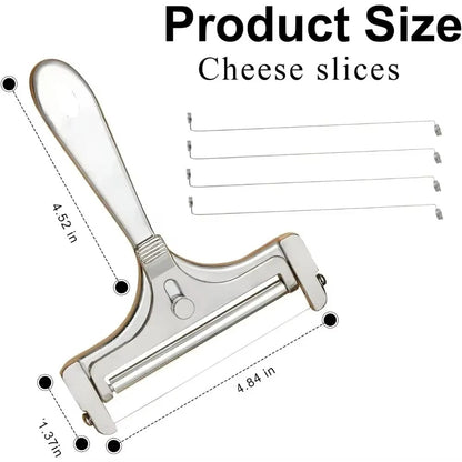 Manual Cheese Slicer with Set of 4 Spare Wires