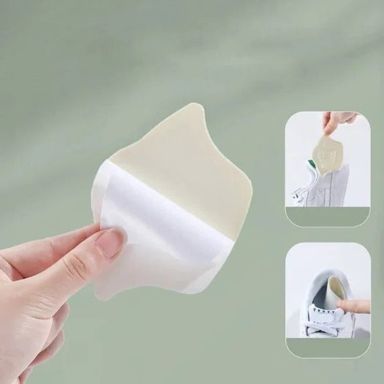 Cushioned Heel Grips with Self-Adhesive Backing and Non-Slip Texture