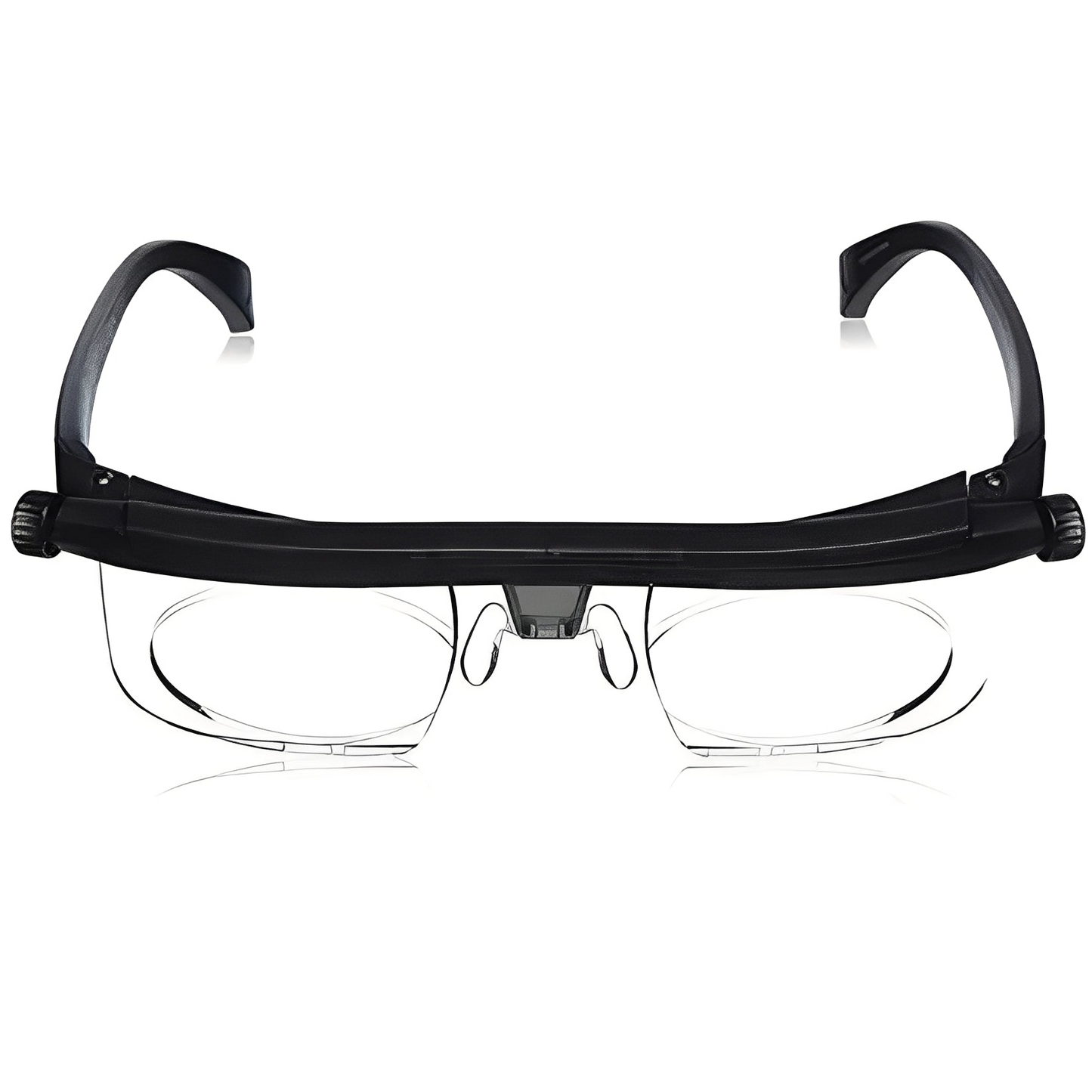 Adjustable Lens Glasses with Dial Based Focus Adjustment
