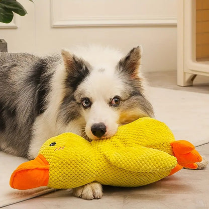 Durable Squeaky Duck Chew Toy for Dogs and Pets