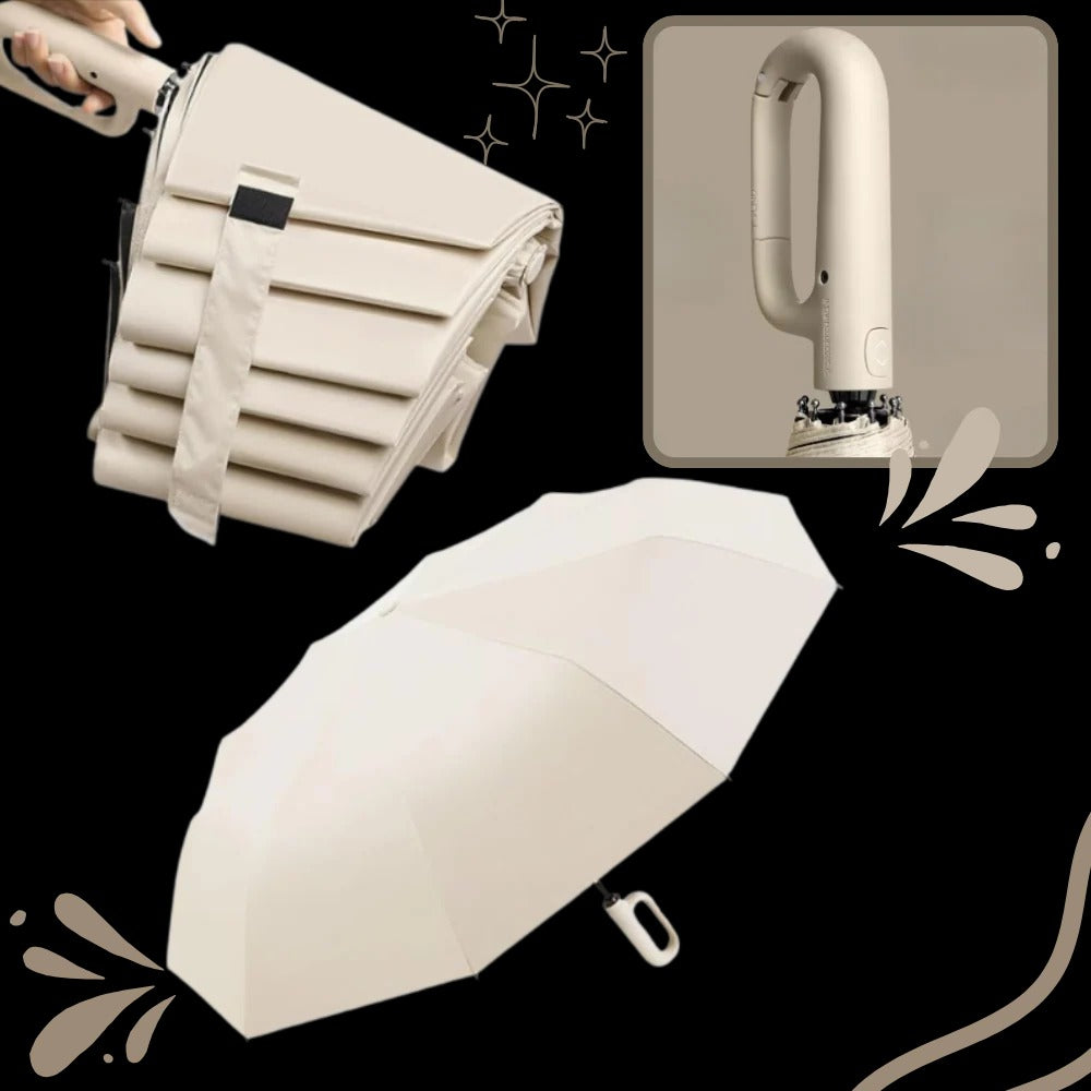 Automatic Lock Wind Resistant Umbrella
