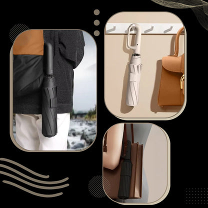 Automatic Lock Wind Resistant Umbrella