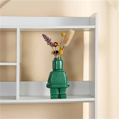 Modular Block Flower Pot, Modern Minimal Design