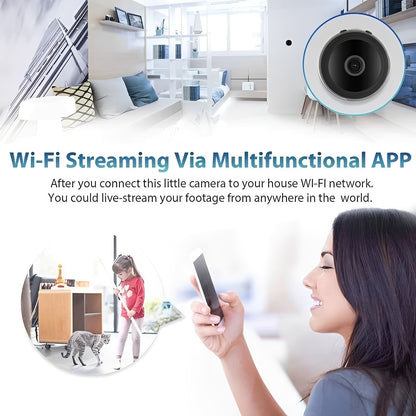 WiFi Mini Camera with Magnetic Mount and HD Recording