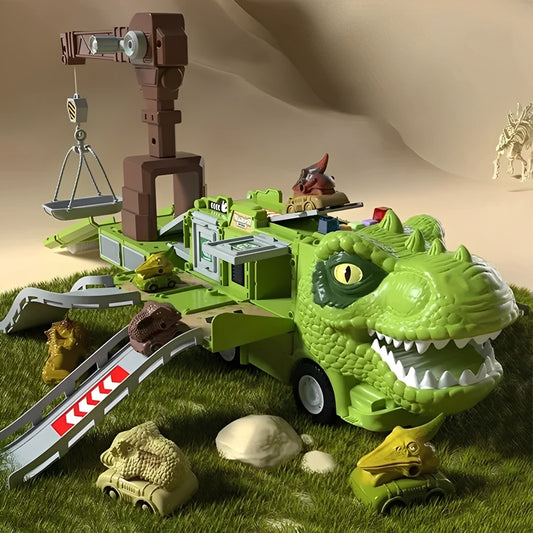 2-in-1 Dual Dinosaur Truck Toy